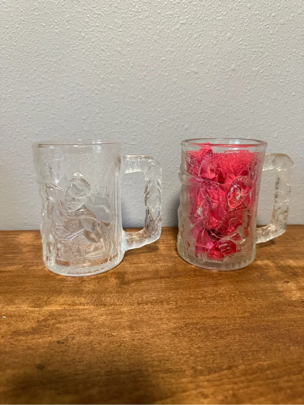 Two Face and Robin vintage McDonald’s glasses